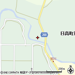 兵庫県豊岡市日高町荒川325周辺の地図