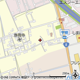 滋賀県長浜市高月町宇根73周辺の地図