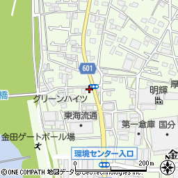 神奈川県厚木市金田825-8周辺の地図