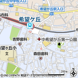 Cardinal　Dental　Kibogaoka周辺の地図