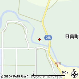 兵庫県豊岡市日高町荒川325-1周辺の地図