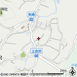 神奈川県厚木市上古沢82周辺の地図