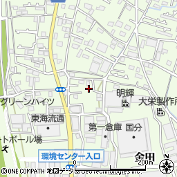 神奈川県厚木市金田813-4周辺の地図