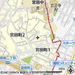 神奈川県横浜市保土ケ谷区宮田町1丁目72周辺の地図