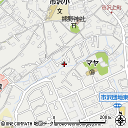 神奈川県横浜市旭区市沢町854-1周辺の地図