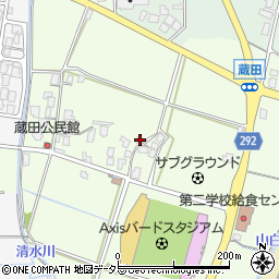 鳥取県鳥取市蔵田156-1周辺の地図