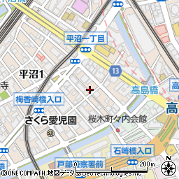 尾崎製作所周辺の地図