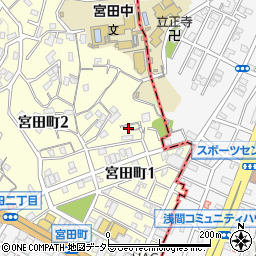 神奈川県横浜市保土ケ谷区宮田町1丁目70周辺の地図