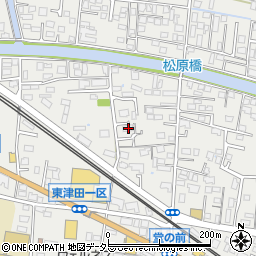 島根県松江市東津田町517周辺の地図