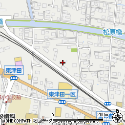 島根県松江市東津田町459周辺の地図