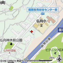 神奈川県横浜市保土ケ谷区仏向町884周辺の地図