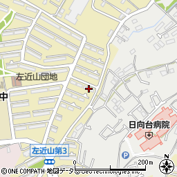 神奈川県横浜市旭区左近山171-7周辺の地図
