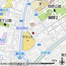 保田産業横浜工場周辺の地図