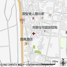 鳥取県鳥取市国安周辺の地図