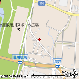 岐阜県本巣市屋井1215-5周辺の地図