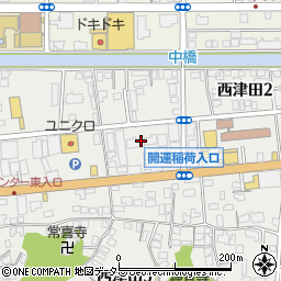 アーバンビュー西津田管理室周辺の地図