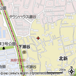 神奈川県横浜市瀬谷区北新8-25周辺の地図