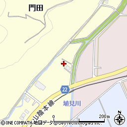 鳥取県東伯郡湯梨浜町門田1238周辺の地図