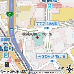 横浜東急ＲＥＩホテル周辺の地図