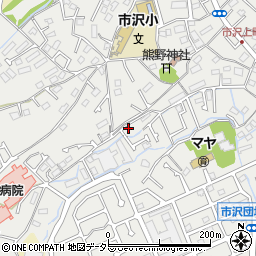 神奈川県横浜市旭区市沢町822-2周辺の地図