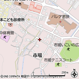 福井県三方上中郡若狭町市場周辺の地図