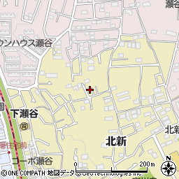 神奈川県横浜市瀬谷区北新5-10周辺の地図