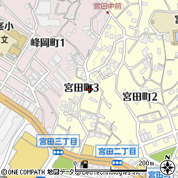 神奈川県横浜市保土ケ谷区宮田町3丁目周辺の地図