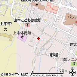 福井県三方上中郡若狭町市場13-6周辺の地図