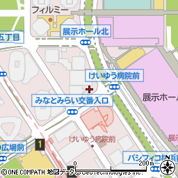 神奈川県横浜市西区みなとみらい周辺の地図