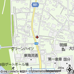 神奈川県厚木市金田830周辺の地図