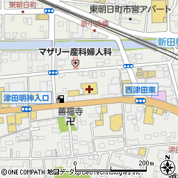 西日本三菱松江店周辺の地図