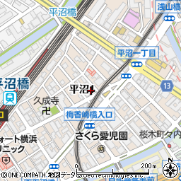 マリオン横浜ハーバーライト周辺の地図