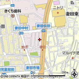 神奈川県厚木市妻田北1丁目6-7周辺の地図