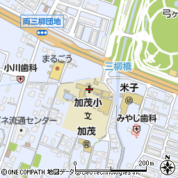 米子市立加茂小学校周辺の地図