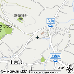 神奈川県厚木市上古沢1341周辺の地図