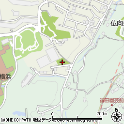 仏向倉沢公園周辺の地図