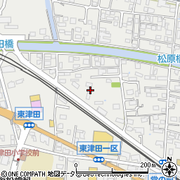 島根県松江市東津田町455周辺の地図