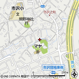 神奈川県横浜市旭区市沢町841-4周辺の地図