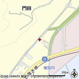 鳥取県東伯郡湯梨浜町門田1238-8周辺の地図