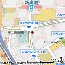 【ハイルーフ】トラストパーク横浜ブルーアベニュー 【16:00～22:00】周辺の地図