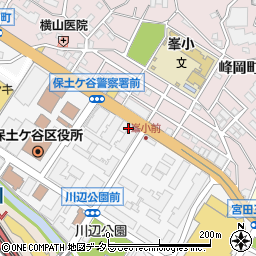セブンイレブン横浜川辺町店周辺の地図