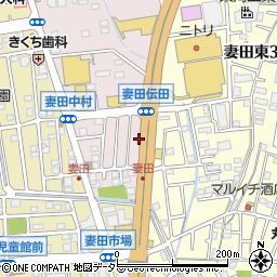 神奈川県厚木市妻田北1丁目6周辺の地図