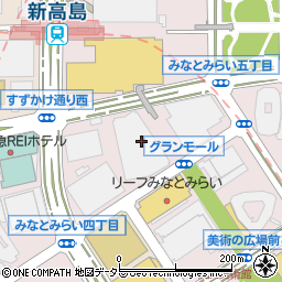 横浜アイマークプレイス周辺の地図