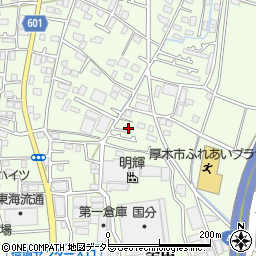 神奈川県厚木市金田781-7周辺の地図