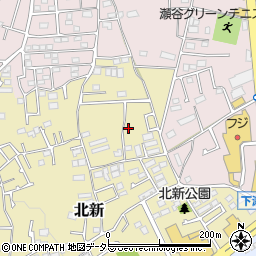 神奈川県横浜市瀬谷区北新3-8周辺の地図