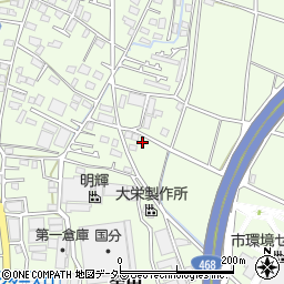 神奈川県厚木市金田787周辺の地図