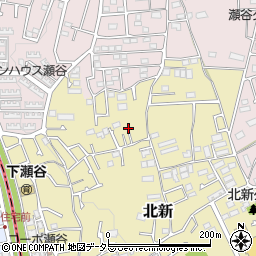神奈川県横浜市瀬谷区北新5周辺の地図