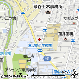 神奈川県横浜市瀬谷区三ツ境156周辺の地図
