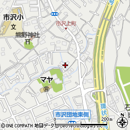 神奈川県横浜市旭区市沢町837-2周辺の地図