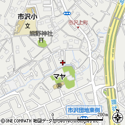 神奈川県横浜市旭区市沢町840-6周辺の地図